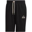 Spodenki męskie adidas Essentials Feelcomfy French Terry Shorts czarne HE1815