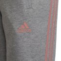 Spodnie dla dzieci adidas 3-Stripes Tapered Leg szare HD4362